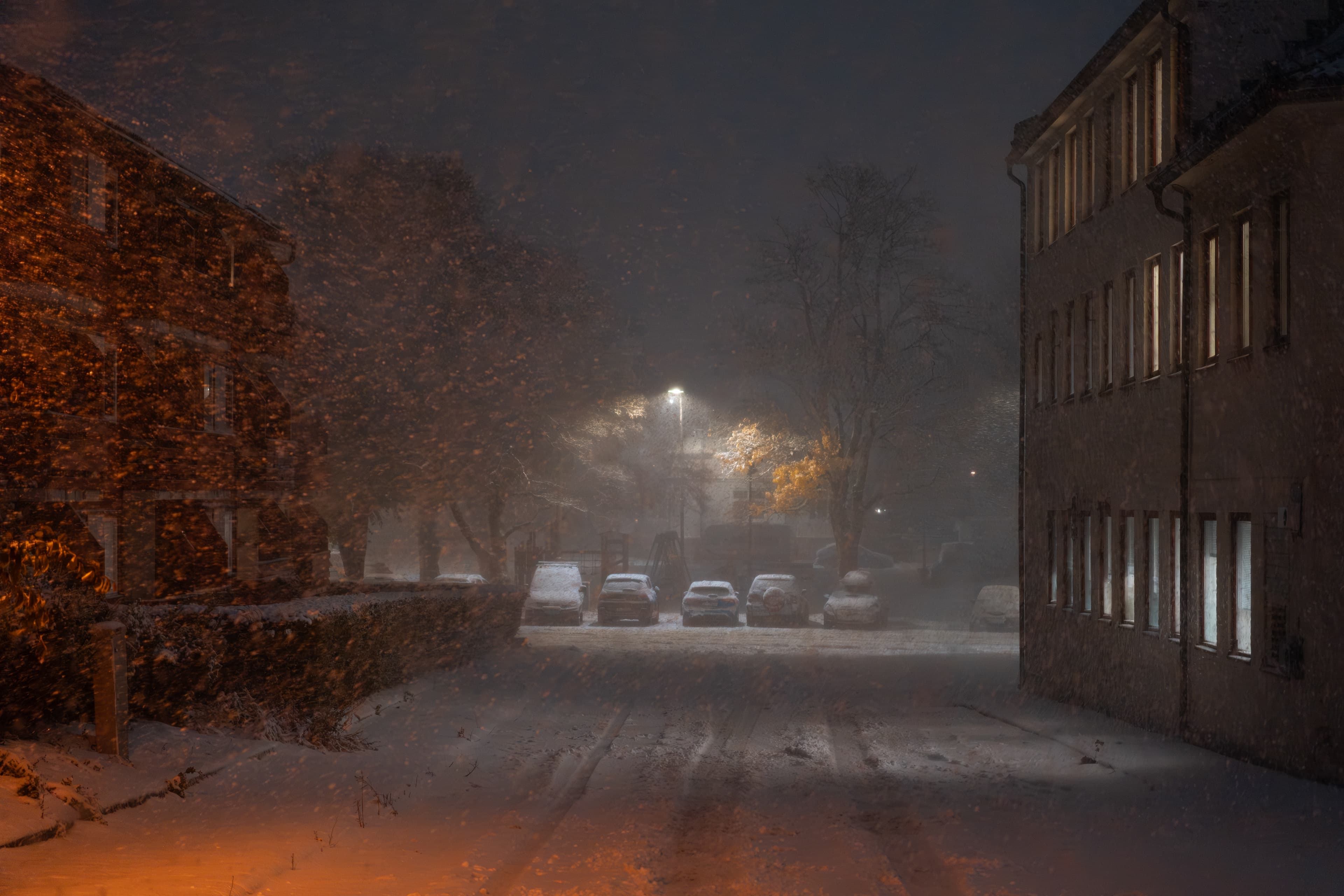My Neighborhood At Night 1